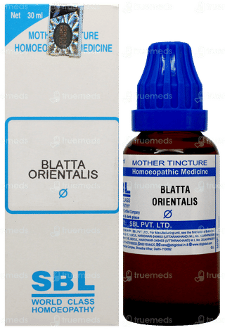 Sbl Blatta Orientalis Q Mother Tincture 30Ml